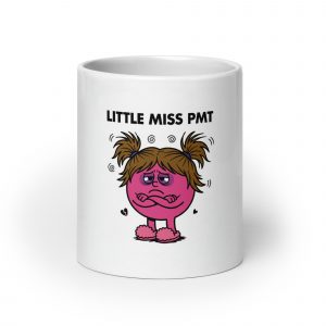 Little Miss PMT White glossy mug